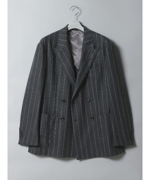 ジャケット テーラードジャケット GOOVI ダブルブレストジャケット