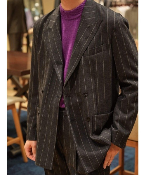 ジャケット テーラードジャケット GOOVI ダブルブレストジャケット