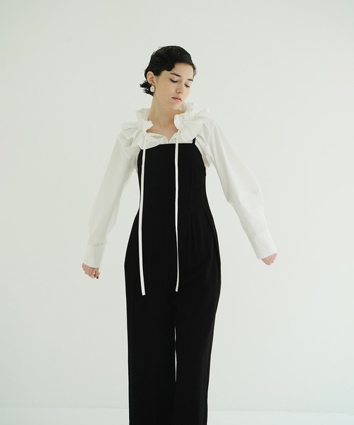 【CoCo 】CLANE / クラネニット オールインワンパンツ | CLANE（クラネ） オールインワン ROUND CUT ALL IN ONE レディース