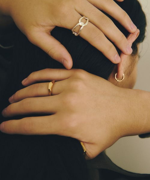 18K リング 9号 TEN. 指輪 リング 18KGP チゼルリング(9~21号) レディース メンズ