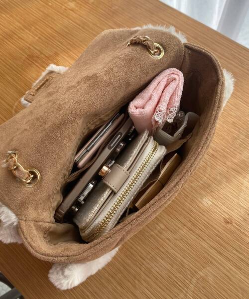 即日発送キャメルMary quilting suede bag 10/24 (Fri.) 12:00 release