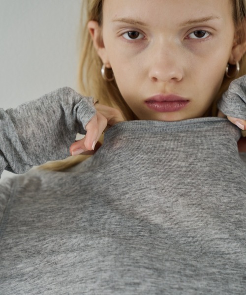 HANNE tシャツ シアーロングスリーブTEE レディース : ZOZOTOWN Yahoo