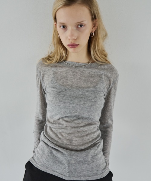HANNE tシャツ シアーロングスリーブTEE レディース : ZOZOTOWN Yahoo