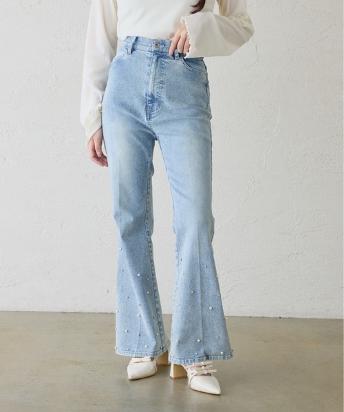 one after another NICE CLAUP ジーンズ デニム デニムパンツ 「S/M