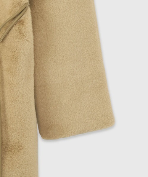 anuans（アニュアンス） ノーカラーコート コート ECOPELノーカラー