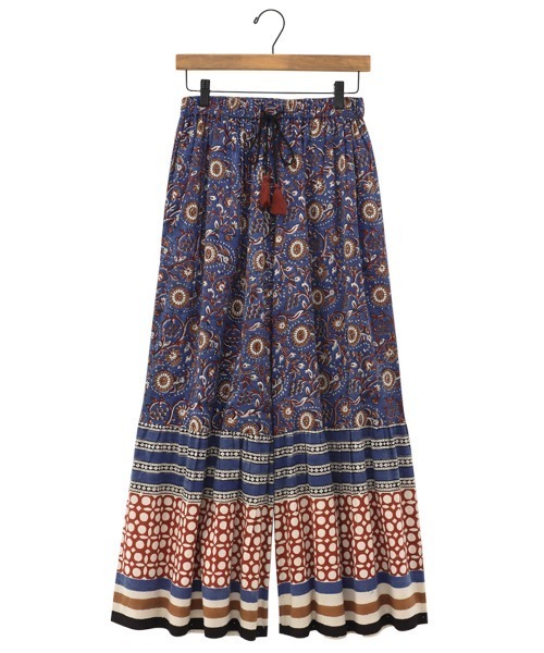 チチカカ（TITICACA） ワイドパンツ パンツ シックブロックパンツ