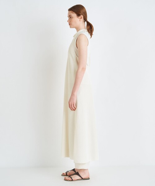 「BALLSEY」 ノースリーブワンピース 36 ホワイト レディース_画像3