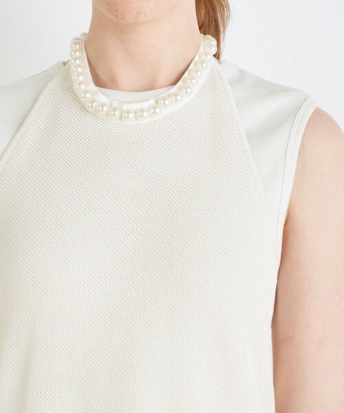 「BALLSEY」 ノースリーブワンピース 36 ホワイト レディース_画像5