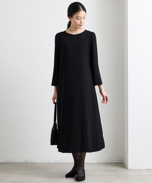 エメ　パーティドレス　日本製　ブラック　1回使用 AIMER（エメ） パーティードレス ワンピース 「喪服・礼服