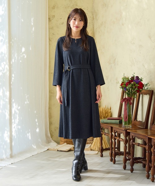 ローズティアラ（Rose Tiara）/ライトツイードワンピース Rose Tiara（ローズティアラ） ワンピース ライトツイードワンピース