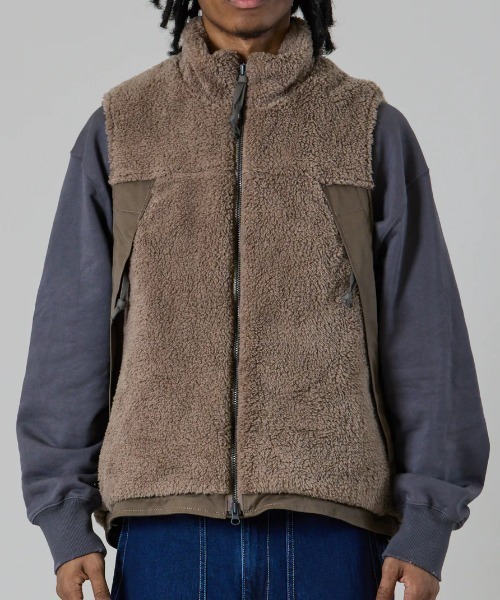 ユニフォーム アウトドア スタンダード メンズ ベスト 正規販売店 UNFRM OUTDOOR STANDARD リバーシブル ボア フ クリスマス プレゼント ラッピング UNFRM OUTDOOR STANDARD（ユニフォームアウトドアスタンダード