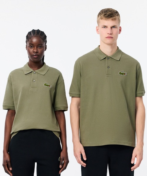 LACOSTE」 半袖ポロシャツ X-SMALL カーキ メンズ 【公式通販】