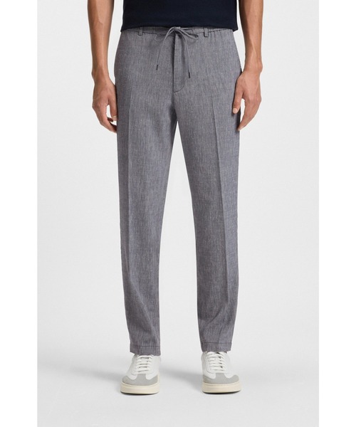 BOSS（HUGO BOSS） スラックス レギュラーフィットパンツ リネン