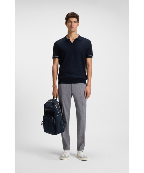 BOSS（HUGO BOSS） スラックス レギュラーフィットパンツ リネン