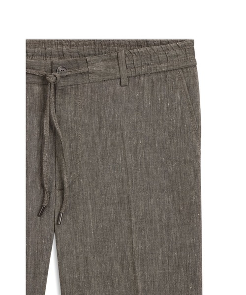 BOSS（HUGO BOSS） スラックス レギュラーフィットパンツ リネン