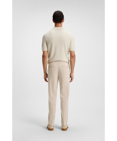 BOSS（HUGO BOSS） スラックス レギュラーフィットパンツ リネン