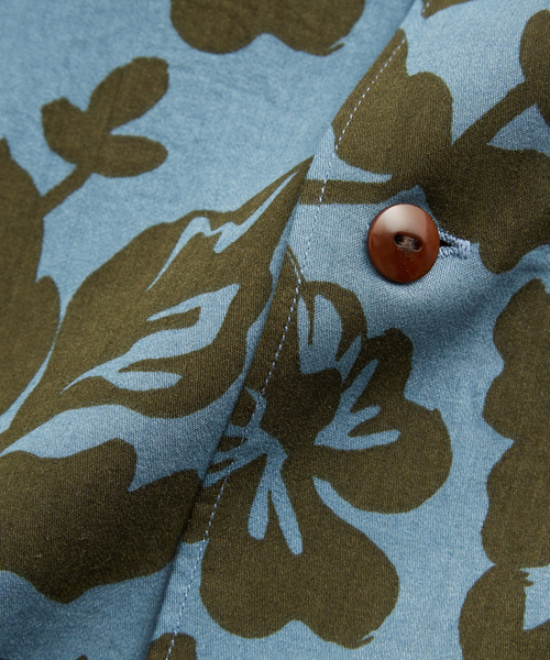 「WILD LIFE TAILOR Adam et Rope'」 半袖シャツ M ダークグリーン メンズの画像