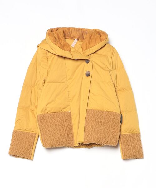 yosoou ダウン 3サイズ YOSOOU（ヨソオウ） ダウンジャケット 3 イエロー レディース