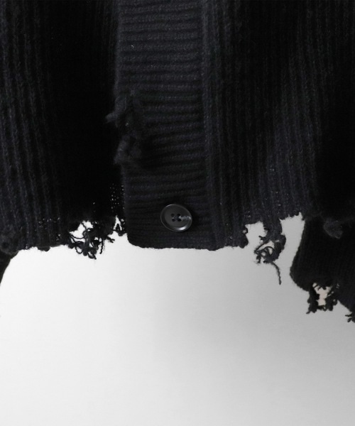 「Confirm」 ニットカーディガン L オレンジ メンズ_画像3