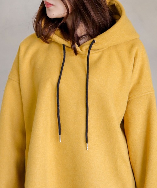 「BITTOKO」 プルオーバーパーカー FREE カーキ レディース_画像5