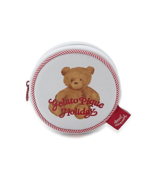 gelato pique（ジェラートピケ） ポーチ 「HOLIDAY」ベア丸型ポーチ