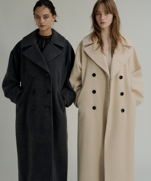 BREE CHECK WOOL BLEND COAT | BREE チェック ウール ブレンド コート 