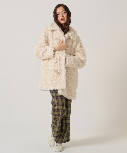 TINA：JOJUN（ティーナジョジュン） ダッフルコート コート フェイク