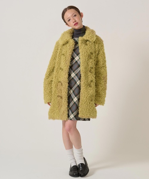 12/1まで値下げ tina:jojun ダッフルコート 新品タグ無し TINA：JOJUN（ティーナジョジュン） ダッフルコート コート フェイク