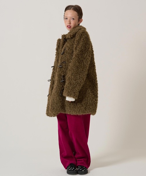 TINA：JOJUN（ティーナジョジュン） ダッフルコート コート フェイク