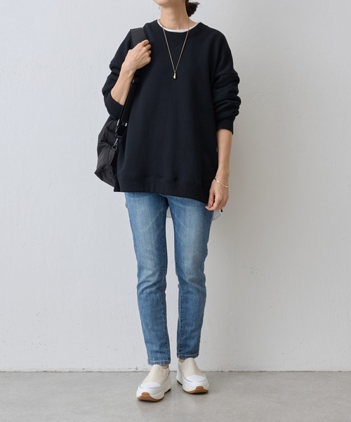 「BEARDSLEY」 スウェットカットソー FREE ブラック レディース_画像2