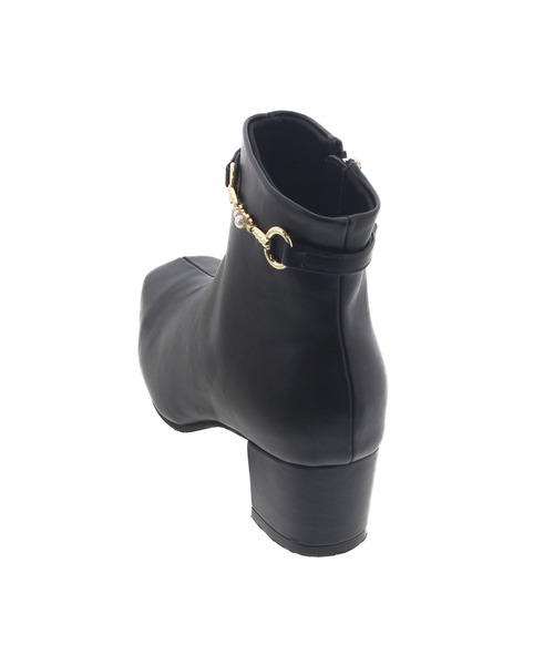 「JELLY BEANS」 ショートブーツ L ダークブラウン レディース_画像6