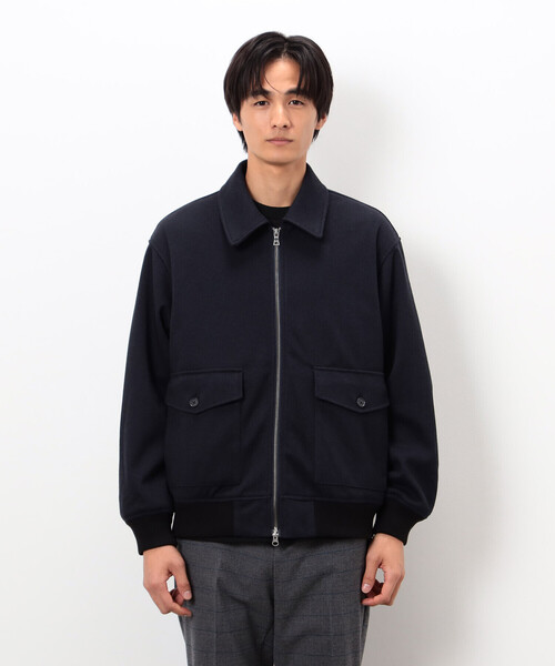 コムサイズム（COMME CA ISM）/ジャージー ツイード ジップブルゾン COMME CA ISM（コムサイズム） ブルゾン アウター ジャージー ツイード