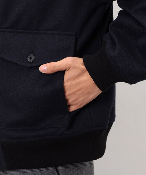 COMME CA ISM（コムサイズム） ブルゾン アウター ジャージー ツイード