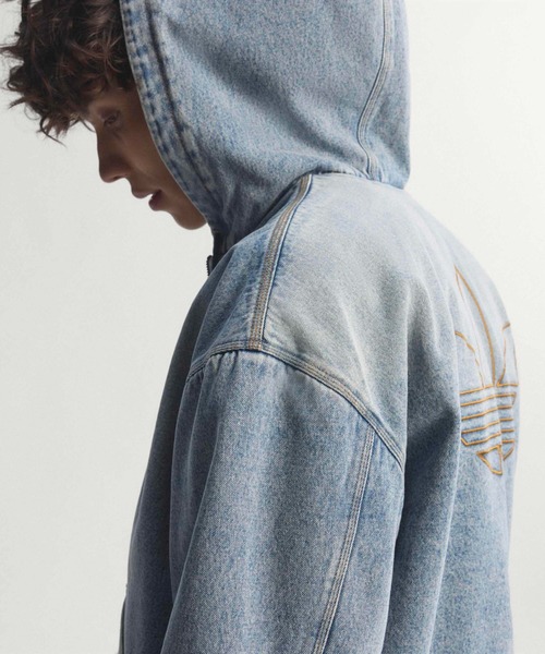 adidas（アディダス） コート ジャケット adidas DENIM PADDED JACKET