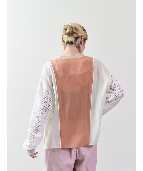 「DOLLUPOOPS」 長袖カットソー 38 チャコールグレー レディース_画像5