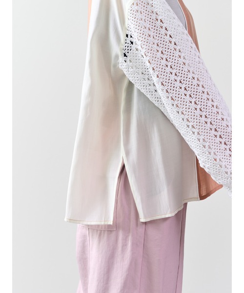 「DOLLUPOOPS」 長袖カットソー 38 チャコールグレー レディース_画像9