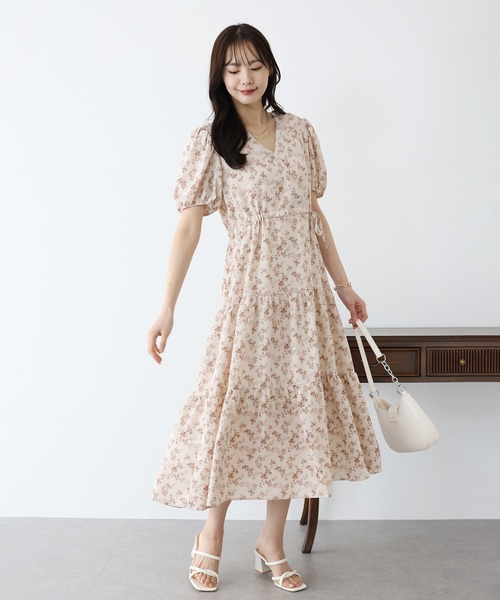 「BLUEEAST」 長袖ワンピース MEDIUM ブラウン レディース_画像2