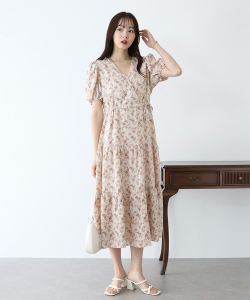 「BLUEEAST」 長袖ワンピース MEDIUM ブラウン レディース_画像3