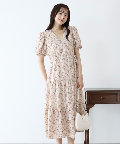 「BLUEEAST」 長袖ワンピース MEDIUM ブラウン レディース_画像5