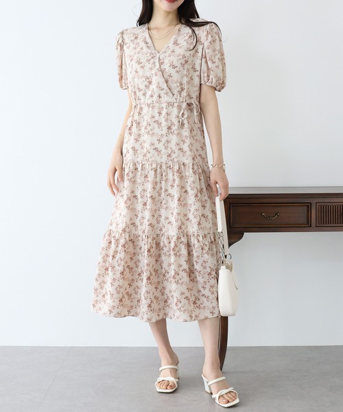 「BLUEEAST」 長袖ワンピース MEDIUM ブラウン レディース_画像6