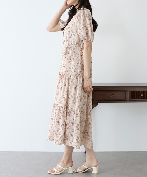 「BLUEEAST」 長袖ワンピース MEDIUM ブラウン レディース_画像7