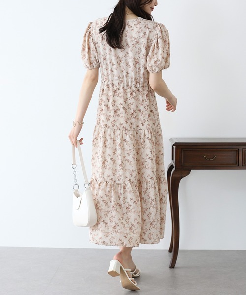 「BLUEEAST」 長袖ワンピース MEDIUM ブラウン レディース_画像8