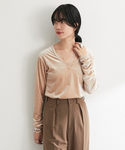 「SHENERY」 長袖カットソー FREE グリーン レディース_画像5