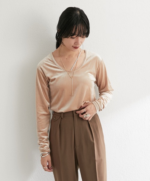 「SHENERY」 長袖カットソー FREE グリーン レディース_画像6