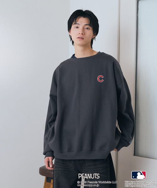 PEANUTS スマホショルダー トレーナー スウェット 「PEANUTS×MLB