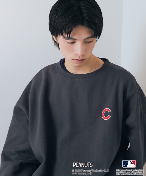 PEANUTS スマホショルダー トレーナー スウェット 裏起毛 「PEANUTS