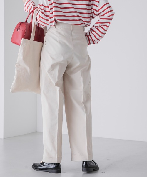 「BONLECILL」 チノパンツ S ベージュ レディース_画像5