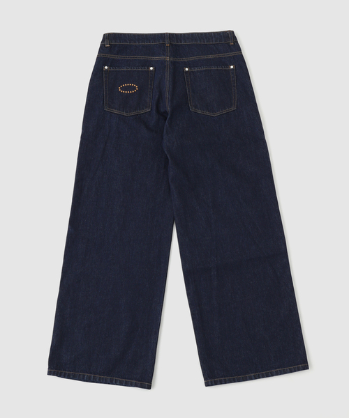 AFB スタッツデニム AFB（エーエフビー） ジーンズ SUPER BAGGY STUDDED PANTS メンズ