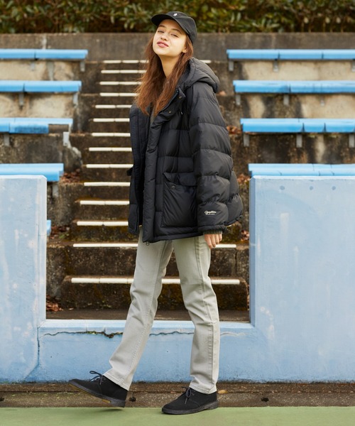 雪❄️で値下げします　新品未使用　ジムフレックス　ダウンジャケットM(12)サイズ GYMPHLEX（ジムフレックス） ダウンコート 12 ネイビー レディース