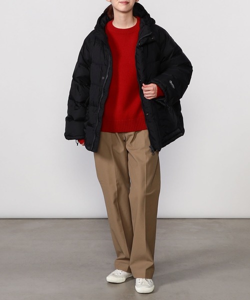 新品【GYMPHLEX】ブラック ダウンジャケット サイズ12(M) GYMPHLEX（ジムフレックス） ダウンジャケット 12 チャコール